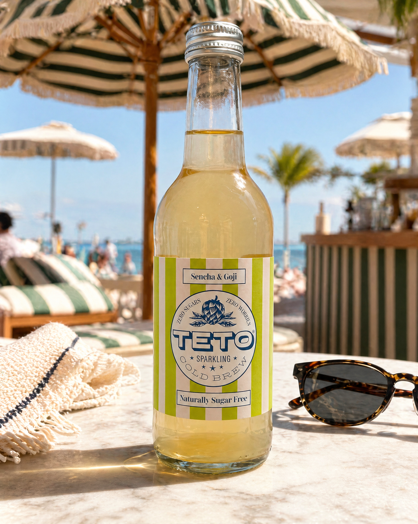 Teto Sencha & Goji Berry Sparkling Cold Brew (Case of 6)
