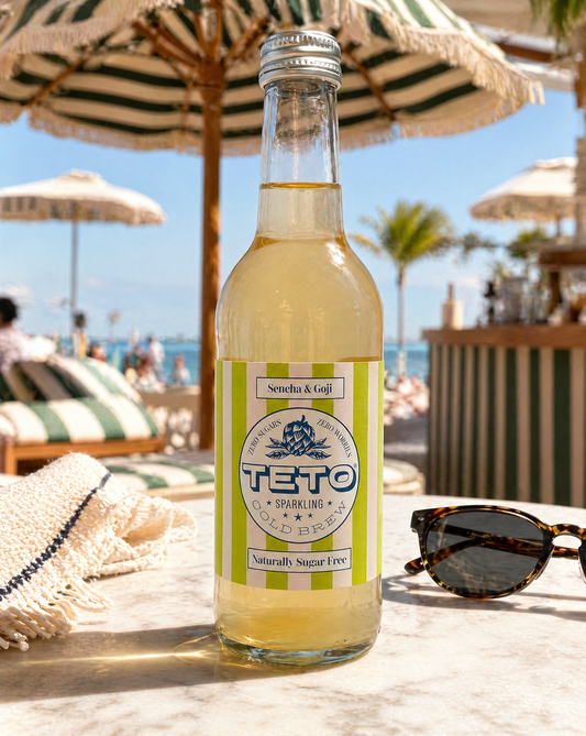 Teto Sencha & Goji Berry Sparkling Cold Brew (Case of 6)